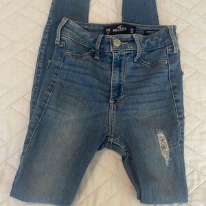 Hollister Jeans Size 00S, High Rise Jean Jegging, Advanced Stretch! Like New!